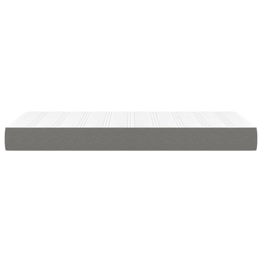 Materasso A Molle Insacchettate Rigidità Media 100X200X20 Cm Grigio Scuro