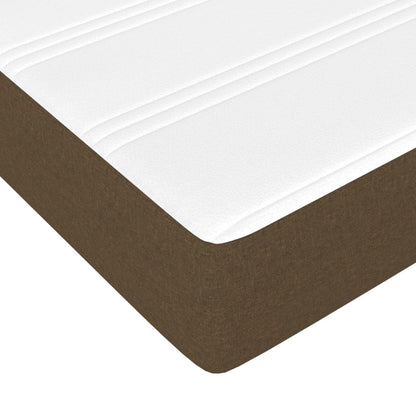 Materasso A Molle Insacchettate Rigidità Media 100X200X20 Cm Marrone Scuro
