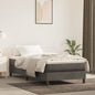 Materasso A Molle Insacchettate Rigidità Media 100X220X20 Cm In Velluto Grigio Scuro