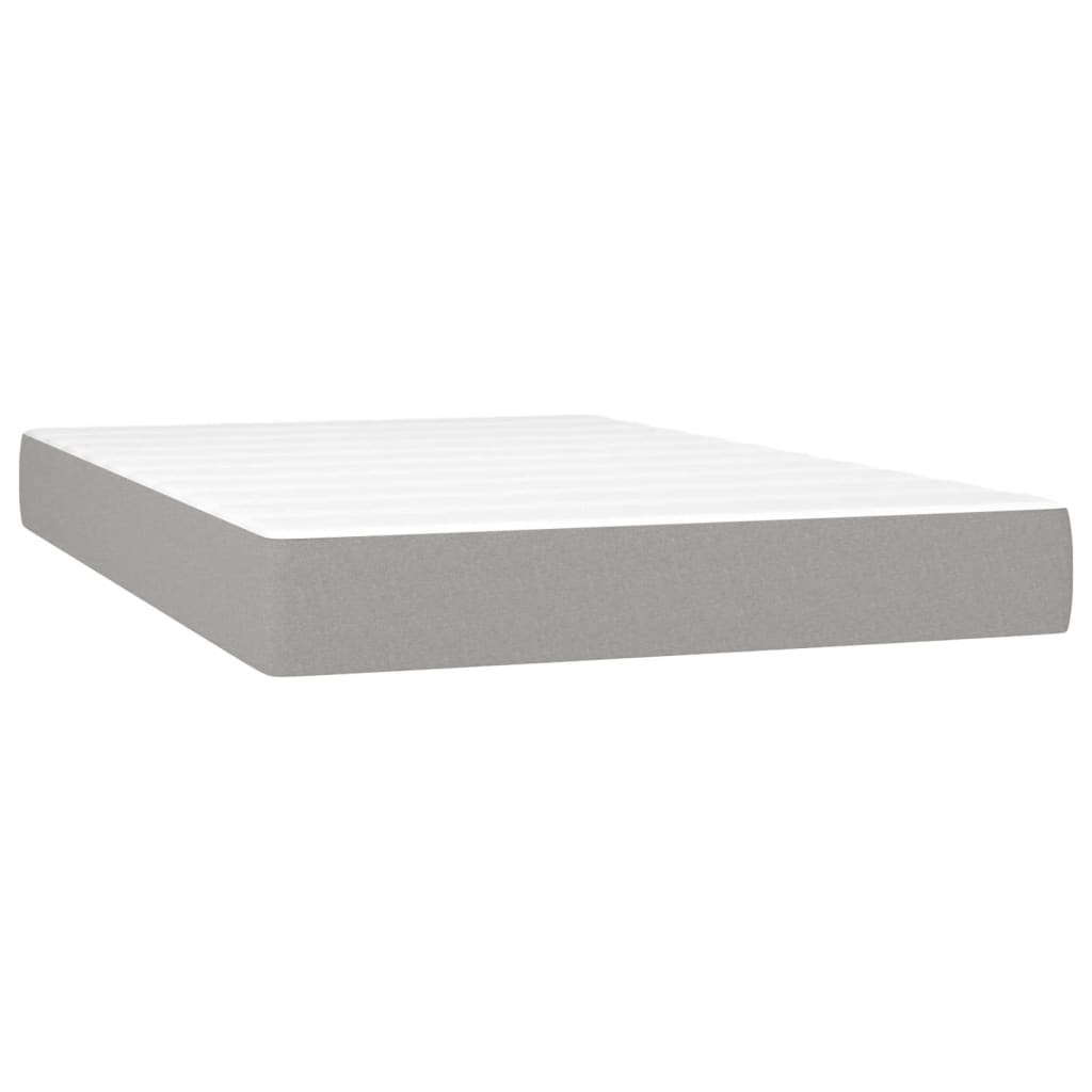 Materasso A Molle Insacchettate Rigidità Media 120X200X20 Cm Grigio Chiaro