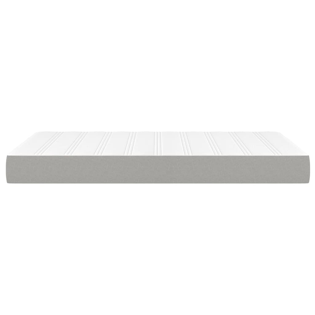 Materasso A Molle Insacchettate Rigidità Media 120X200X20 Cm Grigio Chiaro