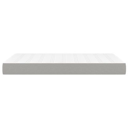 Materasso A Molle Insacchettate Rigidità Media 120X200X20 Cm Grigio Chiaro