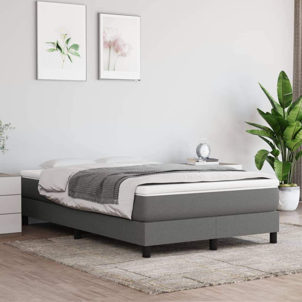 Materasso A Molle Insacchettate Rigidità Media 100X200X20 Cm Grigio Scuro