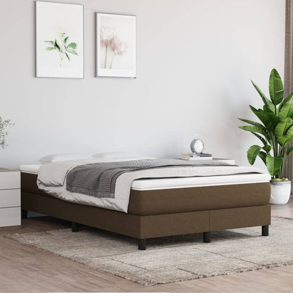 Materasso A Molle Insacchettate Rigidità Media 100X200X20 Cm Marrone Scuro