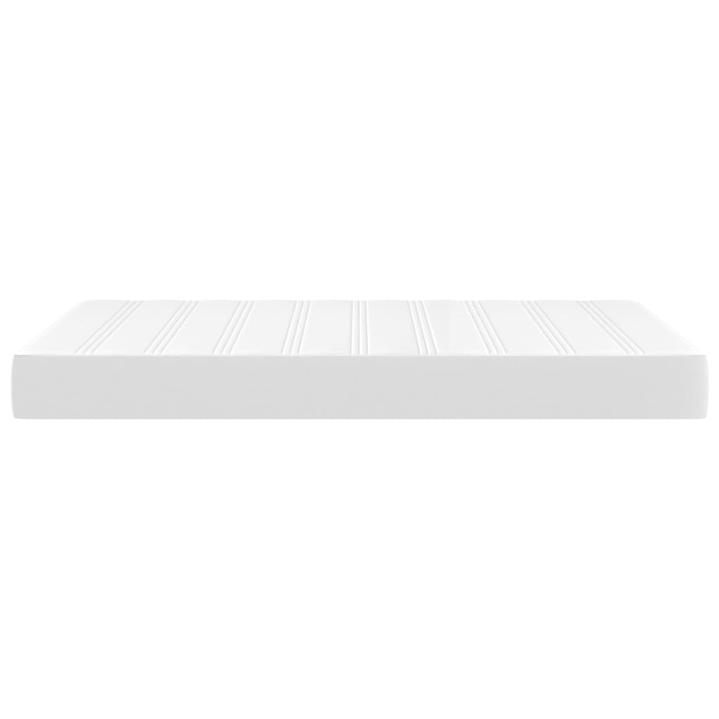 Materasso A Molle Insacchettate Rigidità Media 120X200X20 Cm In Similpelle Bianco