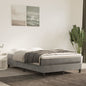 Materasso A Molle Insacchettate Rigidità Media 140X220X20 Cm In Velluto Grigio Chiaro