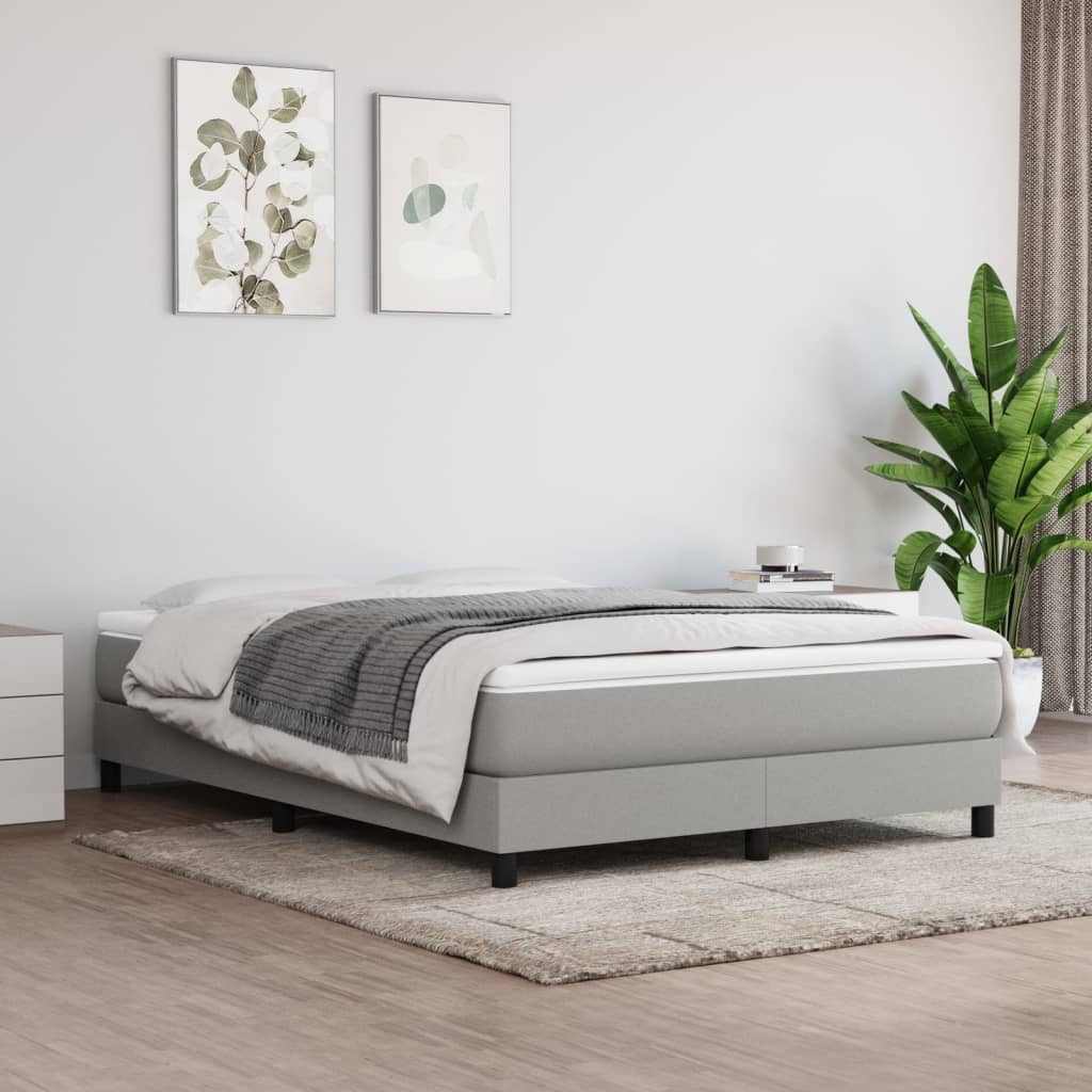 Materasso A Molle Insacchettate Rigidità Media 120X200X20 Cm Grigio Chiaro