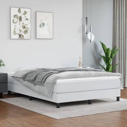 Materasso A Molle Insacchettate Rigidità Media 120X200X20 Cm In Similpelle Bianco