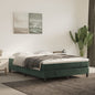 Materasso A Molle Insacchettate Rigidità Media 100X220X20 Cm In Velluto Verde Scuro