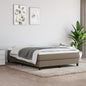 Materasso A Molle Insacchettate Rigidità Media Grigio 90X190X20 Cm In Tessuto Tortora