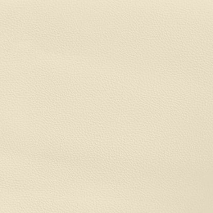 Materasso A Molle Insacchettate Rigidità Media Crema 140X200X20 Cm In Similpelle Bianco