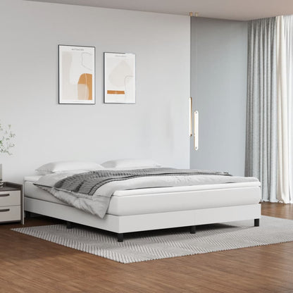 Materasso A Molle Insacchettate Rigidità Media 120X200X20 Cm In Similpelle Bianco