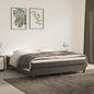 Materasso A Molle Insacchettate Rigidità Media 100X220X20 Cm In Velluto Grigio Scuro
