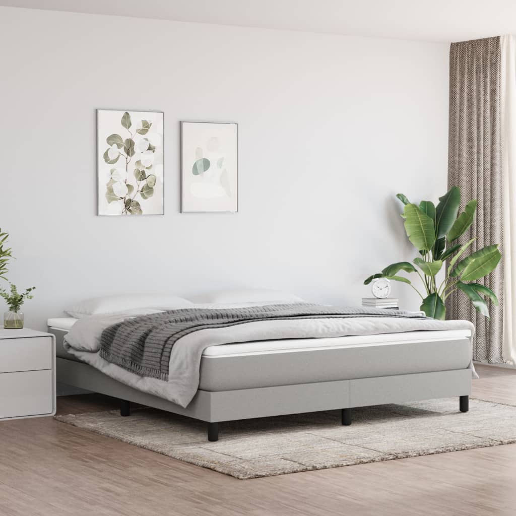Materasso A Molle Insacchettate Rigidità Media 120X200X20 Cm Grigio Chiaro