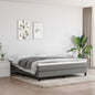 Materasso A Molle Insacchettate Rigidità Media 100X200X20 Cm Grigio Scuro