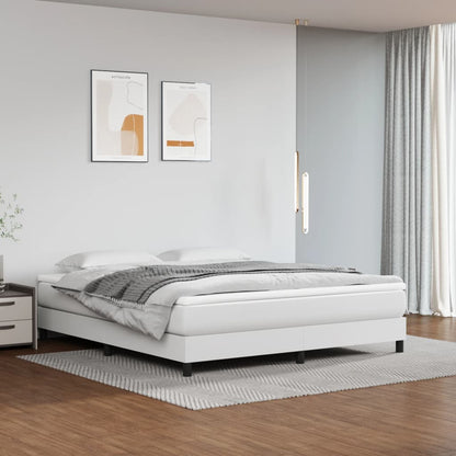 Materasso A Molle Insacchettate Rigidità Media 120X200X20 Cm In Similpelle Bianco