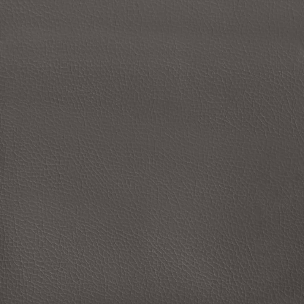 Materasso A Molle Insacchettate Rigidità Media 180X200X20 Cm In Similpelle Grigio
