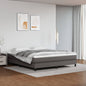 Materasso A Molle Insacchettate Rigidità Media 180X200X20 Cm In Similpelle Grigio