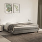 Materasso A Molle Insacchettate Rigidità Media 140X220X20 Cm In Velluto Grigio Chiaro