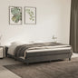 Materasso A Molle Insacchettate Rigidità Media 100X220X20 Cm In Velluto Grigio Scuro