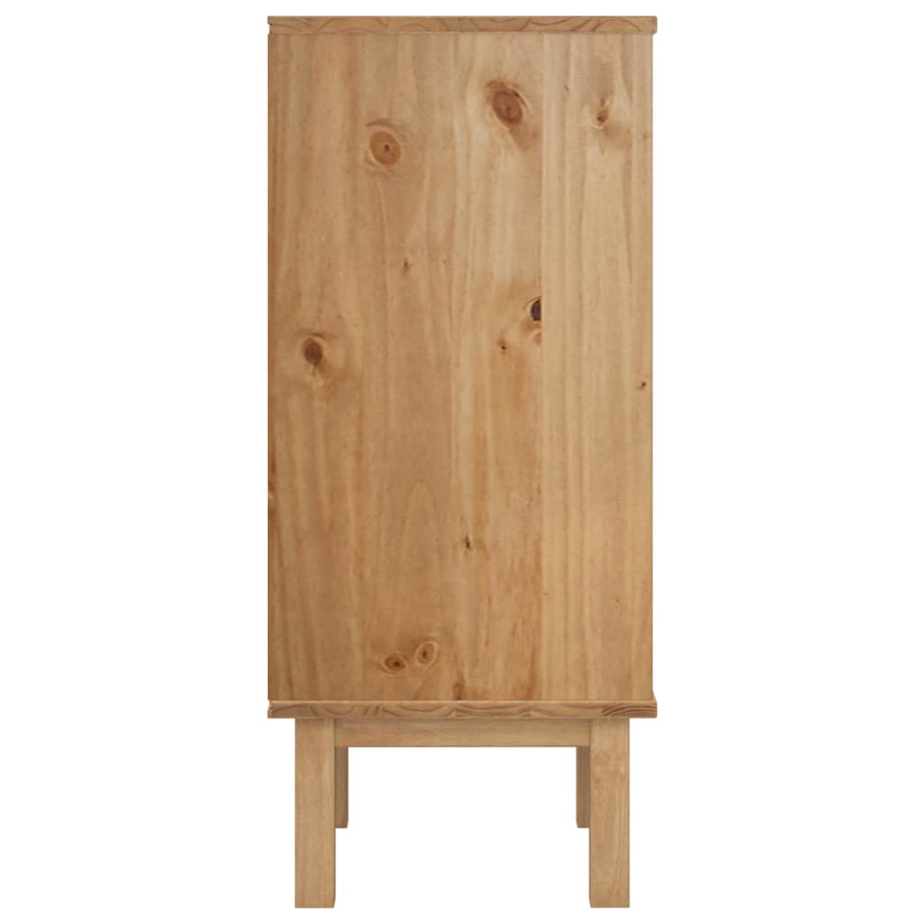 Cassettiera Otta 76,5X39,5X90 Cm In Legno Massello Di Pino