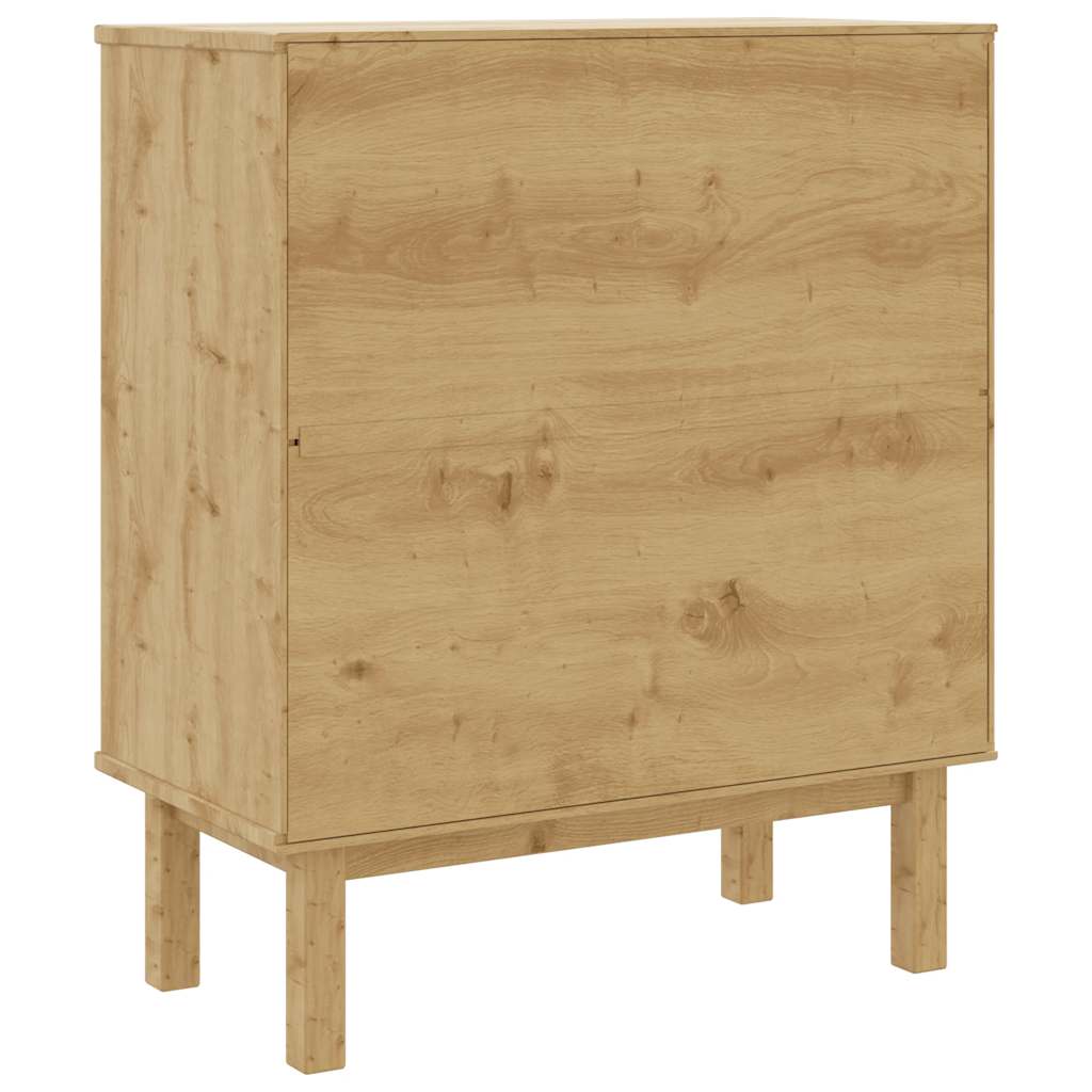 Cassettiera Otta 76,5X39,5X90 Cm In Legno Massello Di Pino