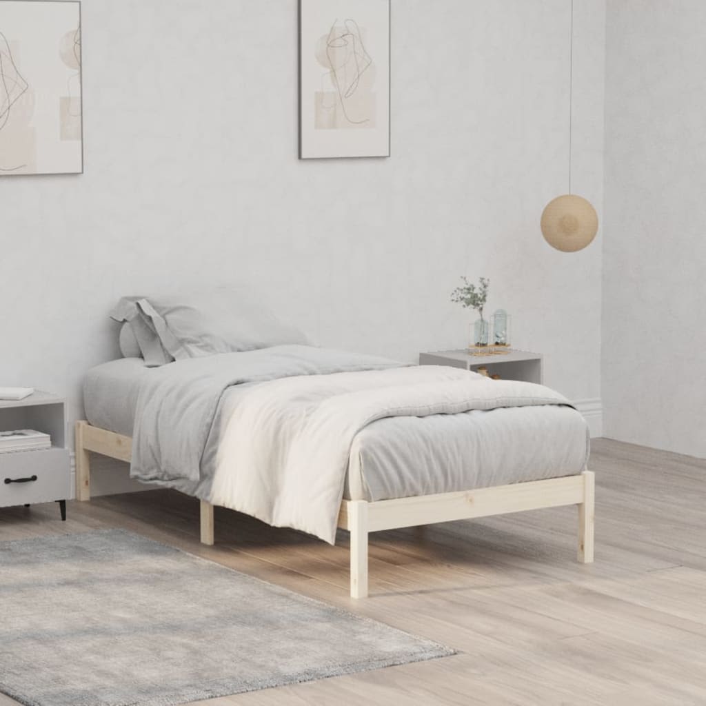 Letto Extra Lungo Senza Materasso In Legno Di Pino