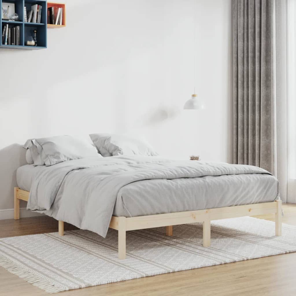 Letto Extra Lungo Senza Materasso In Legno Di Pino
