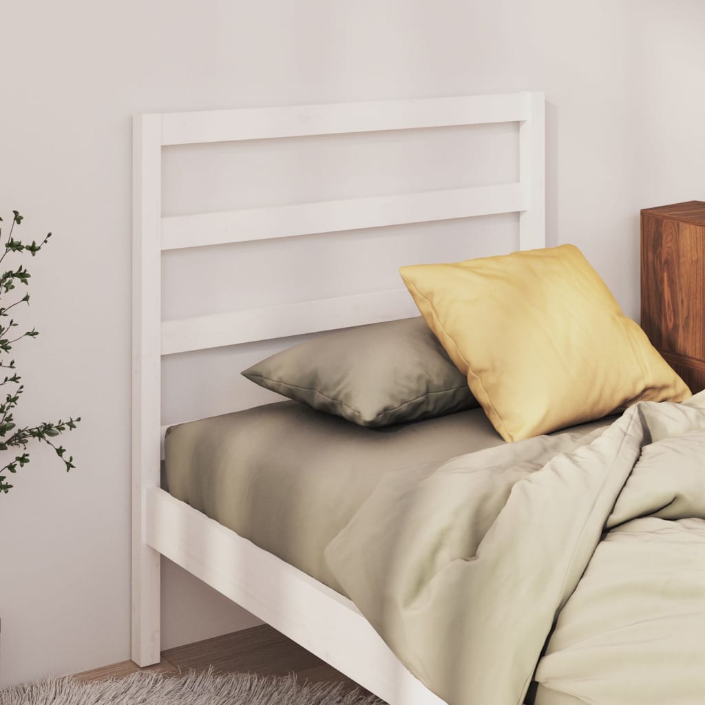 Testiera Per Letto Ambra 106X4X100 Cm In Legno Massello Di Pino