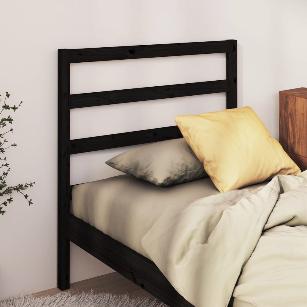 Testiera Per Letto Ambra 106X4X100 Cm In Legno Massello Di Pino