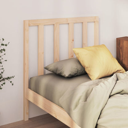 Testiera Per Letto Ambra 81X4X100 Cm In Legno Massello Di Pino