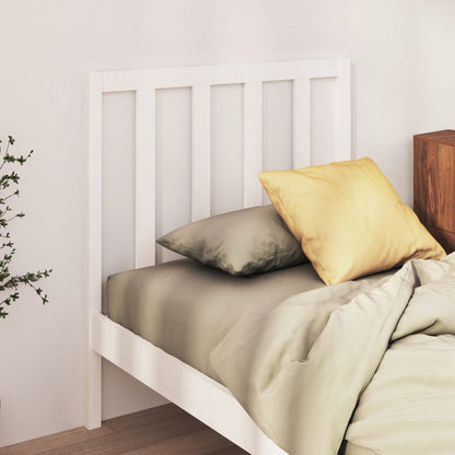 Testiera Per Letto Ambra 81X4X100 Cm In Legno Massello Di Pino
