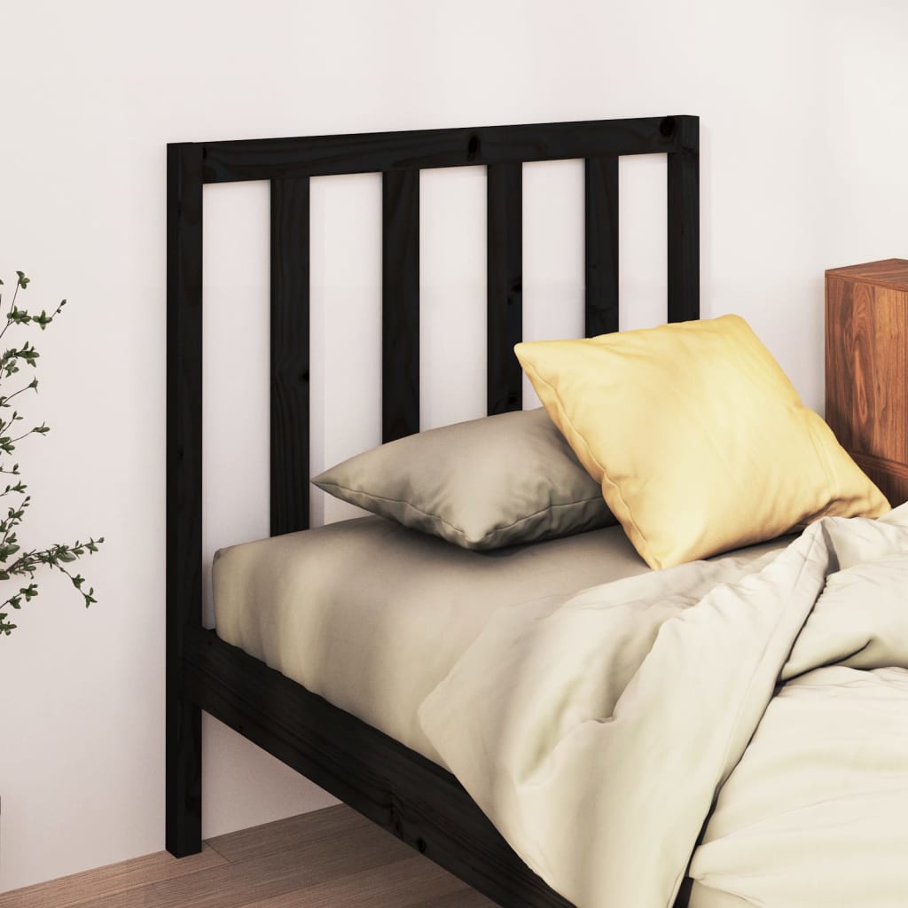 Testiera Per Letto Ambra 81X4X100 Cm In Legno Massello Di Pino