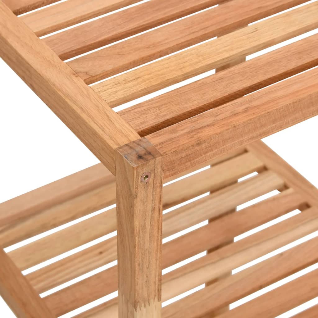 Scaffale Da Bagno 36X36X In Legno Massello Di Noce