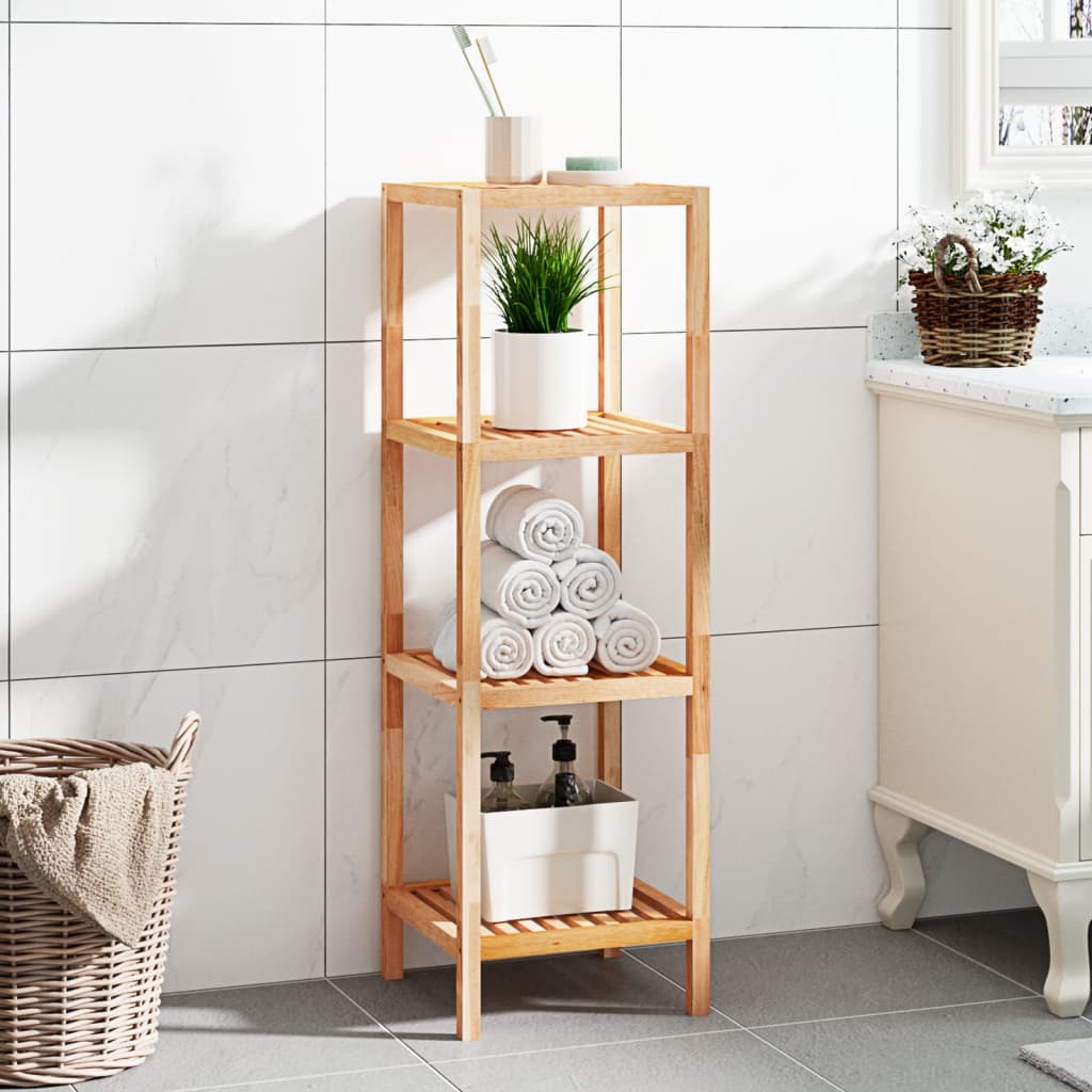 Scaffale Da Bagno 36X36X In Legno Massello Di Noce