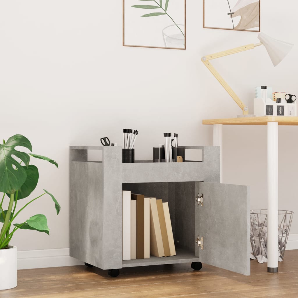 Carrello Scrivania 60X45X60 Cm Legno Multistrato