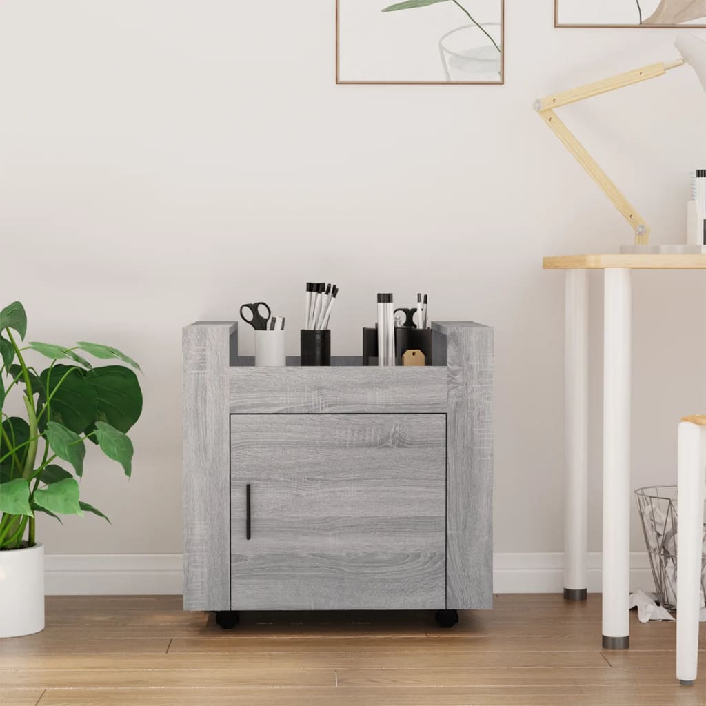 Carrello Scrivania 60X45X60 Cm Legno Multistrato
