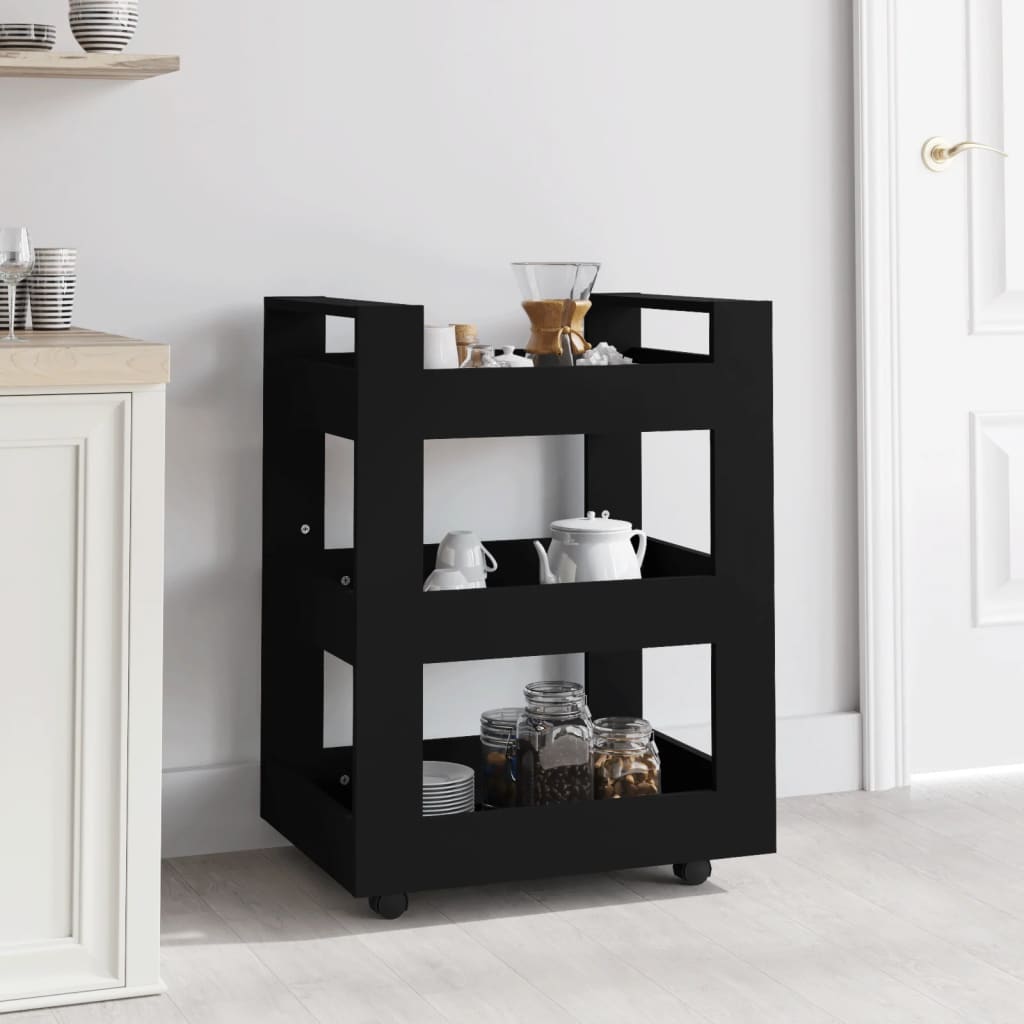 Carrello Da Cucina 60X45X80 Cm In Legno Multistrato