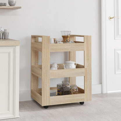 Carrello Da Cucina 60X45X80 Cm In Legno Multistrato
