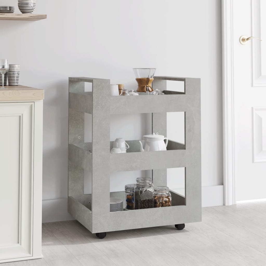 Carrello Da Cucina 60X45X80 Cm In Legno Multistrato