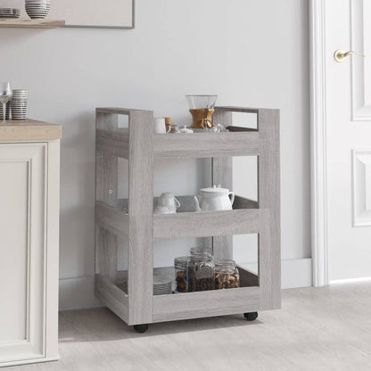 Carrello Da Cucina 60X45X80 Cm In Legno Multistrato