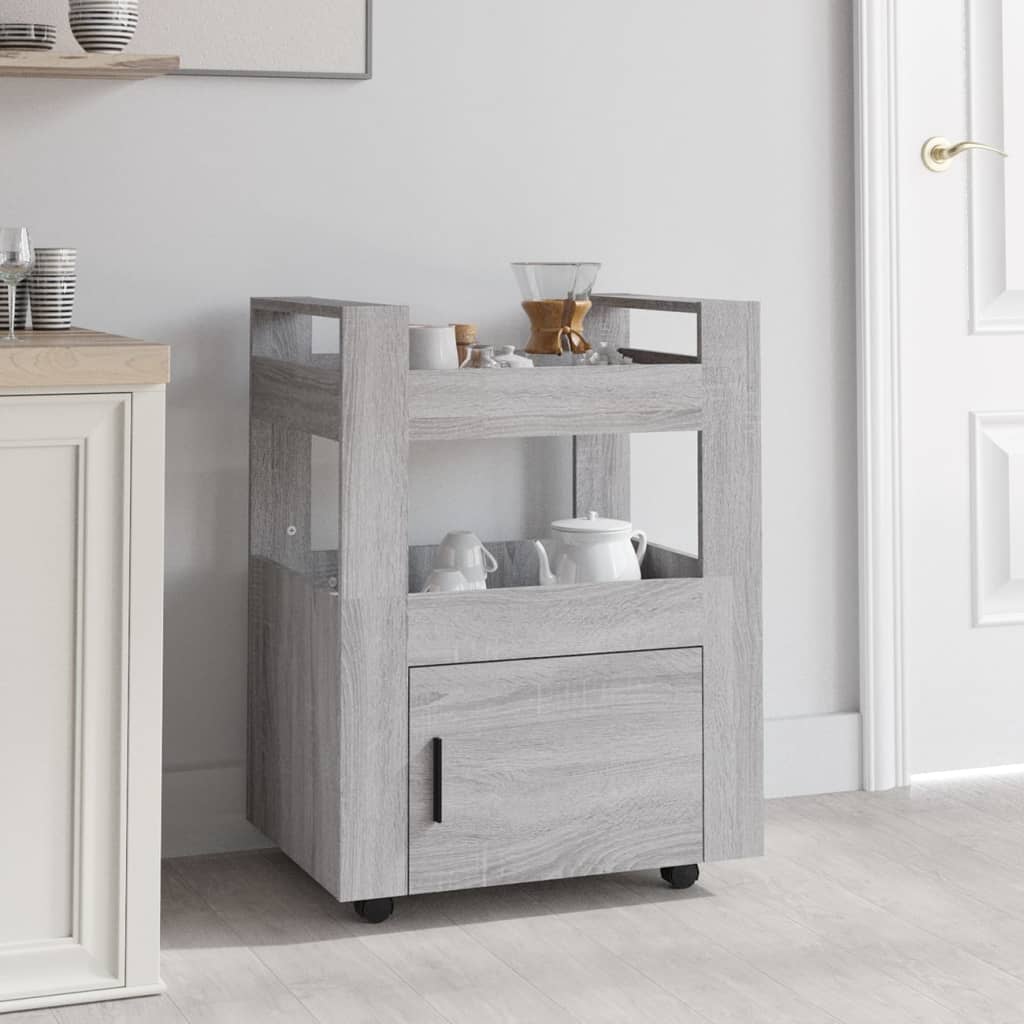 Carrello Da Cucina 60X45X80 Cm Legno Multistrato