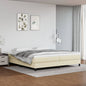 Struttura Letto A Rete A Molle In Similpelle Crema