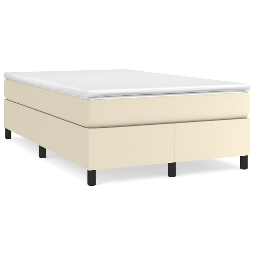 Struttura Letto A Rete A Molle In Similpelle Crema
