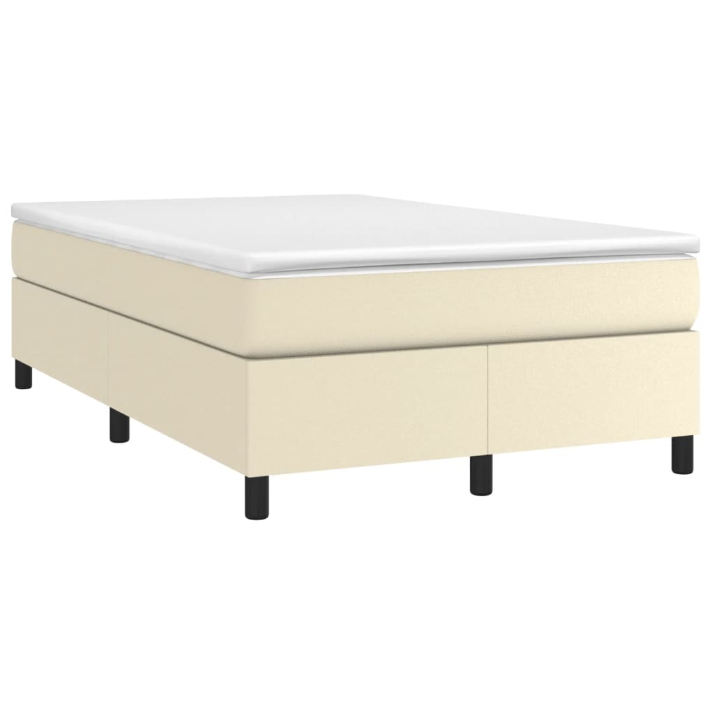 Struttura Letto A Rete A Molle In Similpelle Crema
