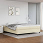 Struttura Letto A Rete A Molle In Similpelle Crema
