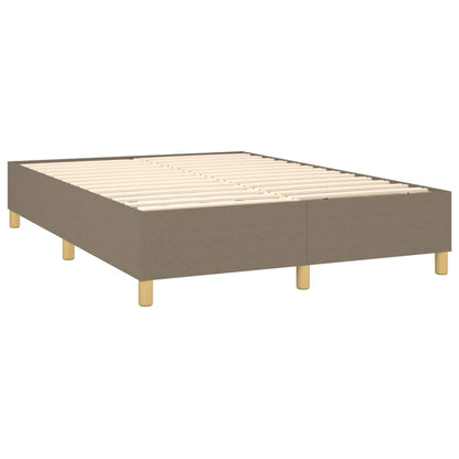 Letto A Molle Con Materasso E Led Tortora In Tessuto Talpa
