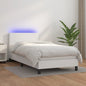 Giroletto Molle Con Materasso E Led 160X200Cm Similpelle