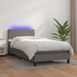 Giroletto Molle Con Materasso E Led 160X200Cm Similpelle