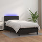 Giroletto Molle Con Materasso E Led 160X200Cm Similpelle